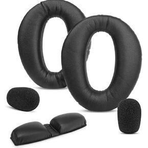 Replacement Earpads Cover Compatible with Lightspeed Aviation Zulu Sierra/PFX/Zulu 2 Aviation Headset Ear Cushions Headband Parts (Suit)