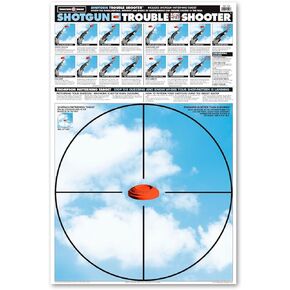 Shotgun Trouble Shooter - Trap Skeet Sporting Clay Pigeon Diagnostic Training and Patterning 25x38 Inch Paper Shooting Targets - Made in The USA
