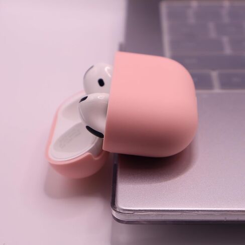 Case for Airpods 4 Generation Case Cover, Soft Silicone iPods 4 Earbuds Case with Girl Bling Keychain for Airpod iPods 4th Generation (Pink) in Saudi Arabia
