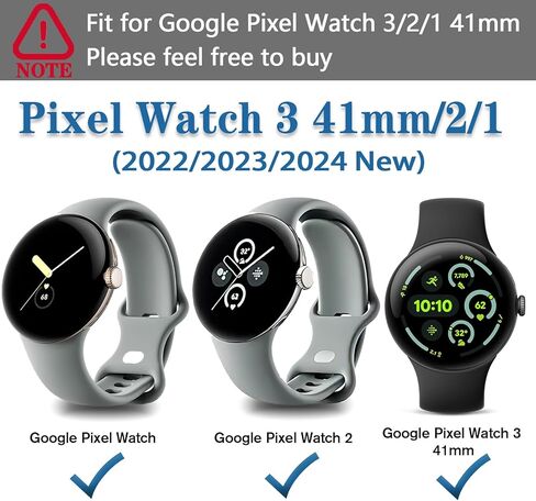 Wugongyan Case Compatible with Google Pixel Watch 3 41mm 2024/Pixel Watch 2/Pixel Watch Screen Protector Case Soft TPU Face Cover for Pixel Watch 3/2 (10-Pack,Pixel Watch 1/2/3 41mm) in Kuwait