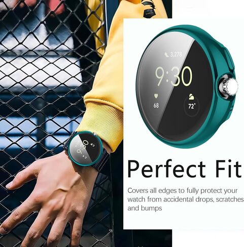 Wugongyan Case Compatible with Google Pixel Watch 3 41mm 2024/Pixel Watch 2/Pixel Watch Screen Protector Case Soft TPU Face Cover for Pixel Watch 3/2 (10-Pack,Pixel Watch 1/2/3 41mm) in Kuwait