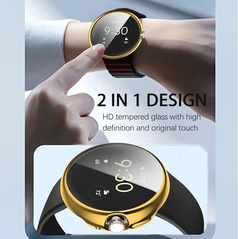 Wugongyan Case Compatible with Google Pixel Watch 3 41mm 2024/Pixel Watch 2/Pixel Watch Screen Protector Case Soft TPU Face Cover for Pixel Watch 3/2 (10-Pack,Pixel Watch 1/2/3 41mm) in Kuwait