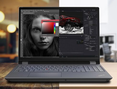 محطة عمل محمولة Lenovo ThinkPad P16 Gen 2 (16 بوصة 4K 100% DCI-P3، Intel 20-Core i7-14700HX، 128GB DDR5، 4TB SSD، NVIDIA RTX 2000 Ada 8GB) كمبيوتر محمول للمهندس، المصمم، المهندس المعماري، IST HUB، Win 11 برو in Saudi Arabia