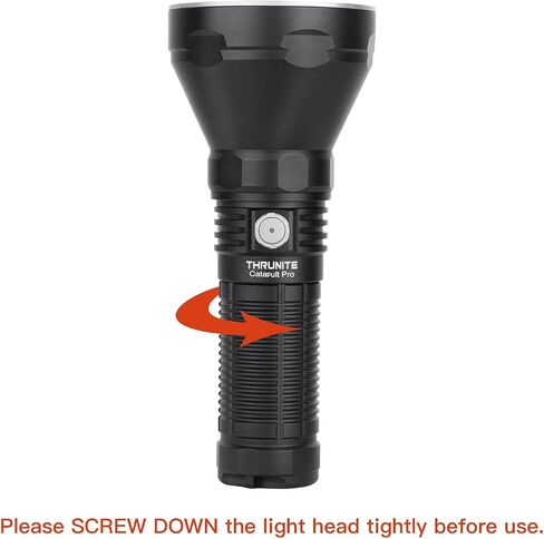 ThruNite Catapult Pro Rechargeable Flashlight, SFT70 LED, 1005 Meters Throw, 2713 High Lumens Bright Searchlight, Long Beam Distance Spotlight for Hiking, Camping, and Hunting - CW in Kuwait