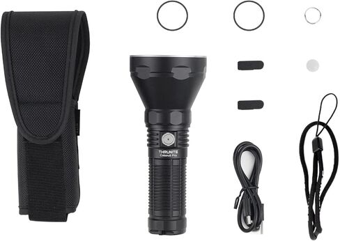 ThruNite Catapult Pro Rechargeable Flashlight, SFT70 LED, 1005 Meters Throw, 2713 High Lumens Bright Searchlight, Long Beam Distance Spotlight for Hiking, Camping, and Hunting - CW in Kuwait
