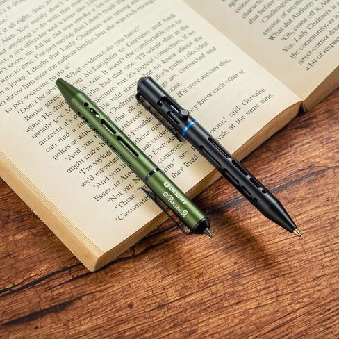 OLIGHT O'Pen Mini 2 Ballpoint Pen and Pencil in One, Replaceable EDC Refill and Pencil Tip, Smooth Writing, for Office, Working, Writing (Black) in Saudi Arabia