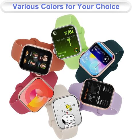 سوار سيليكون رياضي متوافق مع ساعة Apple 38 مم 40 مم 41 مم 42 مم 44 مم 45 مم 46 مم 49 مم للنساء والرجال، سوار معصم بديل مقاوم للماء ناعم لسلسلة iWatch Bands 10 9 8 7 SE 6 5 4 3 2 1 Ultra in Saudi Arabia