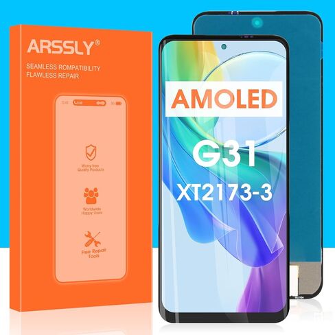 AMOLED for Motorola Moto G31 Screen Replacement - for Moto G31 / G41 / G71 5G LCD Display Touch Screen for Motorola G31 LCD Digitizer XT2167-2 XT2173-3 XT2169-1 Sensor Glass Assembly Kit in Saudi Arabia