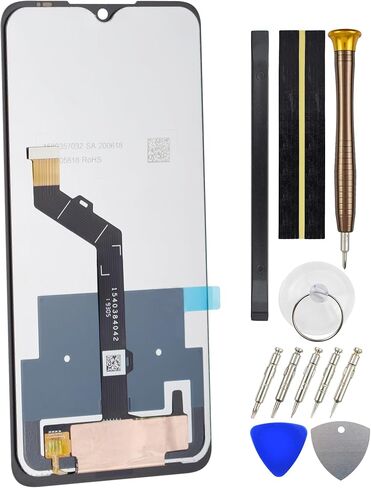 قطعة غيار للشاشة الكاملة لهاتف Nokia 7.2 6.2 TA-1193 IPS LCD تعمل باللمس محول رقمي جزء إصلاح الشاشة مع مجموعة أدوات أسود 6.3 بوصة in Kuwait