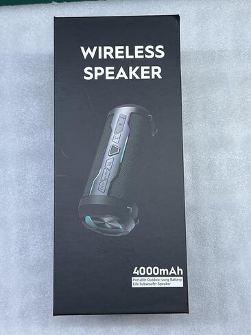 Bluetooth Speakers, Portable Bluetooth Speakers Wireless with 20W Loud Stereo Sound, IP7 Waterproof Shower Speaker Colorful Flashing Lights, Built-in Mic Hands-free Calling, for Outdoor Home Party in Saudi Arabia