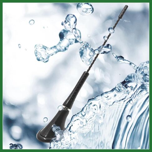 Motoforti Black Adhesive Base Car External Radio Signal Decorative Antenna Aerial Universal Waterproof Replacement Long-lasting in Saudi Arabia