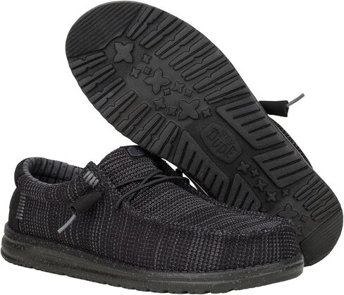 Hey Dude Wally Stretch Sox Navy Size 7, Men’s Shoes, Men's Slip-on Loafers, Comfortable & Light-Weight in Kuwait