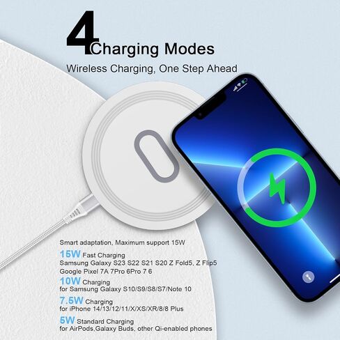شاحن جوجل اللاسلكي بقوة 15 واط، لوحة شحن سريعة لهاتف Pixel 11 10 Pro XL Fold in Kuwait