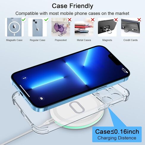 شاحن جوجل اللاسلكي بقوة 15 واط، لوحة شحن سريعة لهاتف Pixel 11 10 Pro XL Fold in Kuwait