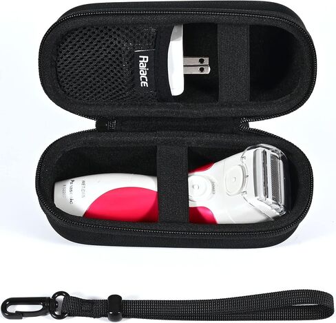 RAIACE Hard Storage Case Compatible with Panasonic ES2207P/ ES2291D Women Electric Shaver. (Sale is Case Only) - Black(Black Lining) in Saudi Arabia