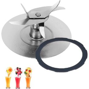 Pro 1200 Blender Blade Compatible with Oster Pro 1200 Blenders with with Jar Base Bottom and Rubber O-Ring Gasket for Oster Pro 1200 Blender Replacement Parts