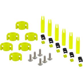 Archery 5/16" Bowfishing Arrows Safety Slides Kits - ID 0.315"/8mm Fishing Arrow Accessories for Compound Recurve Bow Fishing Shooting (Pack of 6)