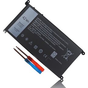 WDX0R Battery for Dell Inspiron 15 5000 7000 15 7579 7573 7560 7569 7570 5565 5567 5568 5570 5578 5579 7586 13 7368 7378 5368 5378 5379 17 5765 5767 5775 Latitude 3189 3580 P66F P58F P32E 42WH