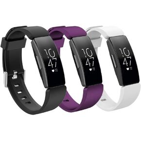 Replacement Band for Fitbit Inspire 3, Inspire 2, Inspire HR, Ace 2, Ace 3 Sport Accessories Watchbands, 15 Color Classic TPU Watch Band with Buckle