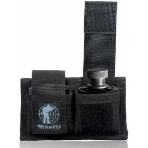 Speedloader Pouch Case Holder Nylon Tactical Double Speedloader Belt Universal Fit .357 .44 Most from .38 to .45 Colt Black