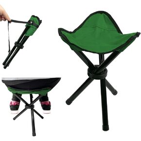 Folding Camping Stool,Portable Tripod Seat,Folding Camping Chairs,Outdoor Travel Medium Chair for Camping Party Hunting Hiking Fishing Mountaineering Picnic Beach Garden Lawn(Blue/ Height 15.77 inchs)