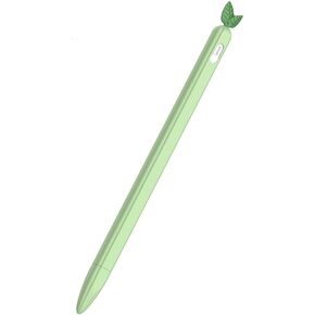Pencil Case Compatible with Apple Pencil 2nd Generation Case,Protective Skin Holder Grip Accessories for Apple Pencil 2nd Gen - Carrot