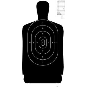 Silhouette Shooting Targets - Indoor and Outdoor Paper Targets for Shooting Practice - Great Value Pack for Gun Range Shooting