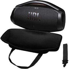 Signature Series Case for JBL Boombox 3 Portable Bluetooth Speaker | EVA Hard Case for JBL Boombox 3 Portable Bluetooth Speaker - Travel Protective Carrying Storage Bag (Black, Case Only)