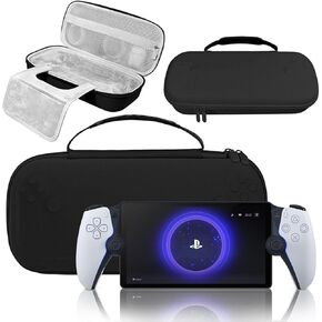 BEADY Carry Case For Playstation Portal remote player for PS5 Console holds accessories Travel and Storage Protection for charger and more BLACK