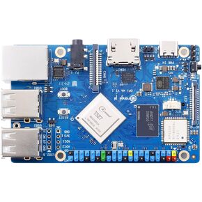 4A 4GB LPDDR4/4X Allwinner T527 8 Core Single Board Computer, RISC-V Co-Processor 2 Tops NPU 1.8GHz Frequency Wi-Fi 5.0+BT 5.0,BLE Run Ubuntu, Debian, Android13 (Pi 4A 4GB+Supply)