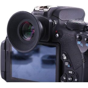 1.51x Zoom Camera Viewfinder Eyepiece Magnifier for DSLR Camera Fixed Focus Eyepiece Magnifier Eyecup with 6 Magnifier Mount Bases, 1.51X Viewfinder Magnifier for DSLR Camera
