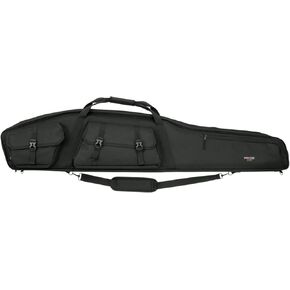 Allen Company Tactical Rifle Case - Padded Scoped Rifle Bag - Long Gun Soft Case with Padded Suppressor Pocket - 55IN Long Case - Velocity: Black or Camo Options