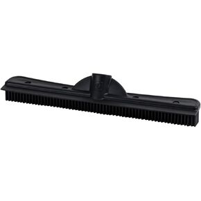 FURemover Original Indoor Pet Hair Rubber Broom with Carpet Rake, Squeegee and Washcloth