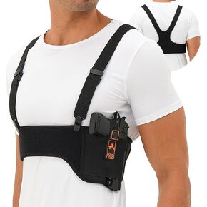 Shoulder Holster for Concealed Carry – Concealed Chest Holster, Universal Gun Holster for Men & Women Fits Glock, S&W, Sig and Most Pistols