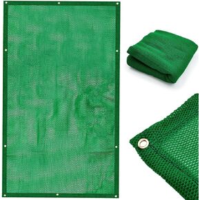 Jenaai Archery Backstop Heavy Duty Archery Back Stop Netting Reinforced Archery Net Accessories (Green,6 x 10 ft)
