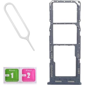 Dual SIM Card Tray Slot Holder Replacement for Samsung Galaxy A23 2022 SM-A235M/DS 6.6 inch with SD Card Tray and Sim Card Tray Open Eject Pin