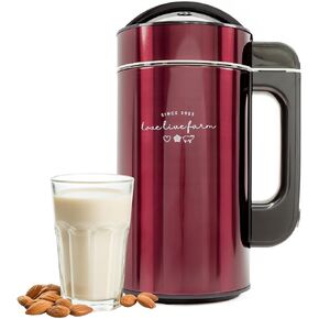 7-In-1 Nut Milk Maker Machine w/Custom Recipe Book (6 Cups) - Multifunctional & Self Cleaning Soy Milk Maker Machine w/Built-in Nut Milk Strainer Basket - Make Almond, Oat, or Nut Milks & More in Saudi Arabia