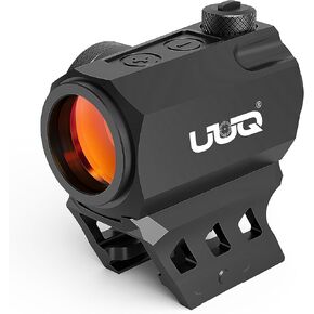 UUQ Prince5 Motion Awake Red Dot Sight,2MOA 11 Levels Brightness Red Dot Optics for Quick Precision Shooting, Provides Absolute Co-Witness Capability Mount, Rifle Scope for Picatinny Rail