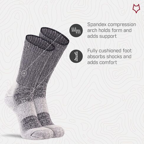 Fox River Wick Dry Euro Medium-Weight Outdoor Crew Socks, Khaki, X-Large in Saudi Arabia