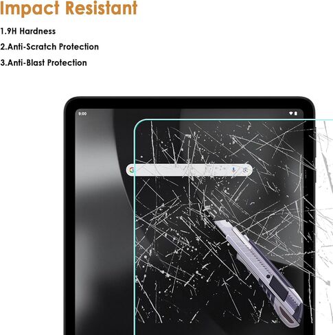 واقي شاشة مكون من عبوتين متوافق مع جهاز Onn Tablet Pro مقاس 12.1 بوصة (موديل 2024: 100146663)، [وضوح عالي الدقة] [9 صلابة] [مضاد للخدش] استبدال الزجاج المقوى لجهاز Onn Tablet Pro مقاس 12.1 بوصة in Kuwait