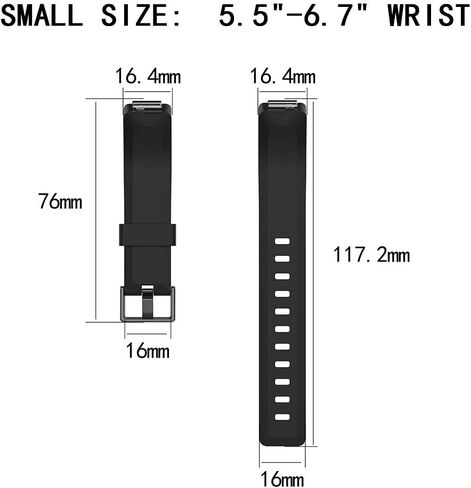 Replacement Band for Fitbit Inspire 3, Inspire 2, Inspire HR, Ace 2, Ace 3 Sport Accessories Watchbands, 15 Color Classic TPU Watch Band with Buckle in Saudi Arabia
