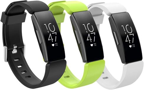 Replacement Band for Fitbit Inspire 3, Inspire 2, Inspire HR, Ace 2, Ace 3 Sport Accessories Watchbands, 15 Color Classic TPU Watch Band with Buckle in Saudi Arabia