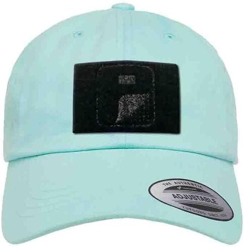 Pull Patch Curved Bill Dad Hat | Khaki Unstructured Tactical Cap | 2x3 Inch Loop Surface to Attach Morale Patches in Saudi Arabia