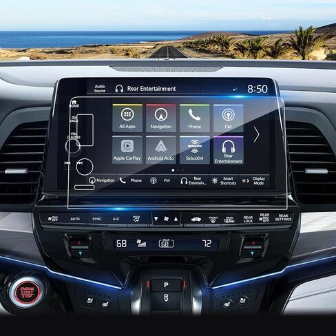 (Updated) 2025 Odyssey Screen Protector for Honda Odyssey (EX-L/Sport-L/Touring/Elite) 9-inch Color Touchscreen, 9H Tempered Glass 2025 Odyssey Accessories HD Transparent 9" in Kuwait