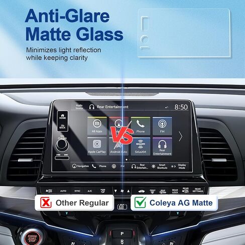 (Updated) 2025 Odyssey Screen Protector for Honda Odyssey (EX-L/Sport-L/Touring/Elite) 9-inch Color Touchscreen, 9H Tempered Glass 2025 Odyssey Accessories HD Transparent 9" in Kuwait