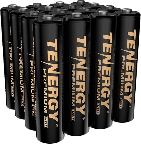 Tenergy Premium PRO Rechargeable AAA Batteries, High Capacity 1100mAh NiMH AAA Battery, 24 Pack Rechargeable Batteries in Saudi Arabia