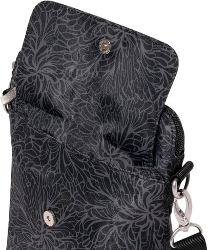 Baggallini Lets Escape Crossbody Bag for Women - 8.75 x 8 inch Medium Travel Handbag w/RFID card slots & Quick Access Pocket in Saudi Arabia