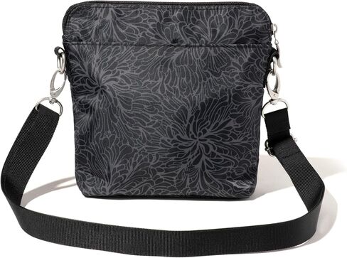 Baggallini Lets Escape Crossbody Bag for Women - 8.75 x 8 inch Medium Travel Handbag w/RFID card slots & Quick Access Pocket in Saudi Arabia