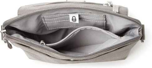 Baggallini Lets Escape Crossbody Bag for Women - 8.75 x 8 inch Medium Travel Handbag w/RFID card slots & Quick Access Pocket in Saudi Arabia
