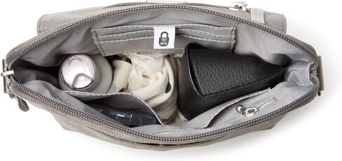 Baggallini Lets Escape Crossbody Bag for Women - 8.75 x 8 inch Medium Travel Handbag w/RFID card slots & Quick Access Pocket in Saudi Arabia